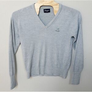 Vintage 1980's Hogan Sweater Made In USA 100% Orlon‎ Acrylic Mens Medium